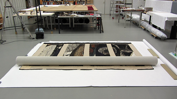Abakanowicz_ICAT_Textielrestauratie